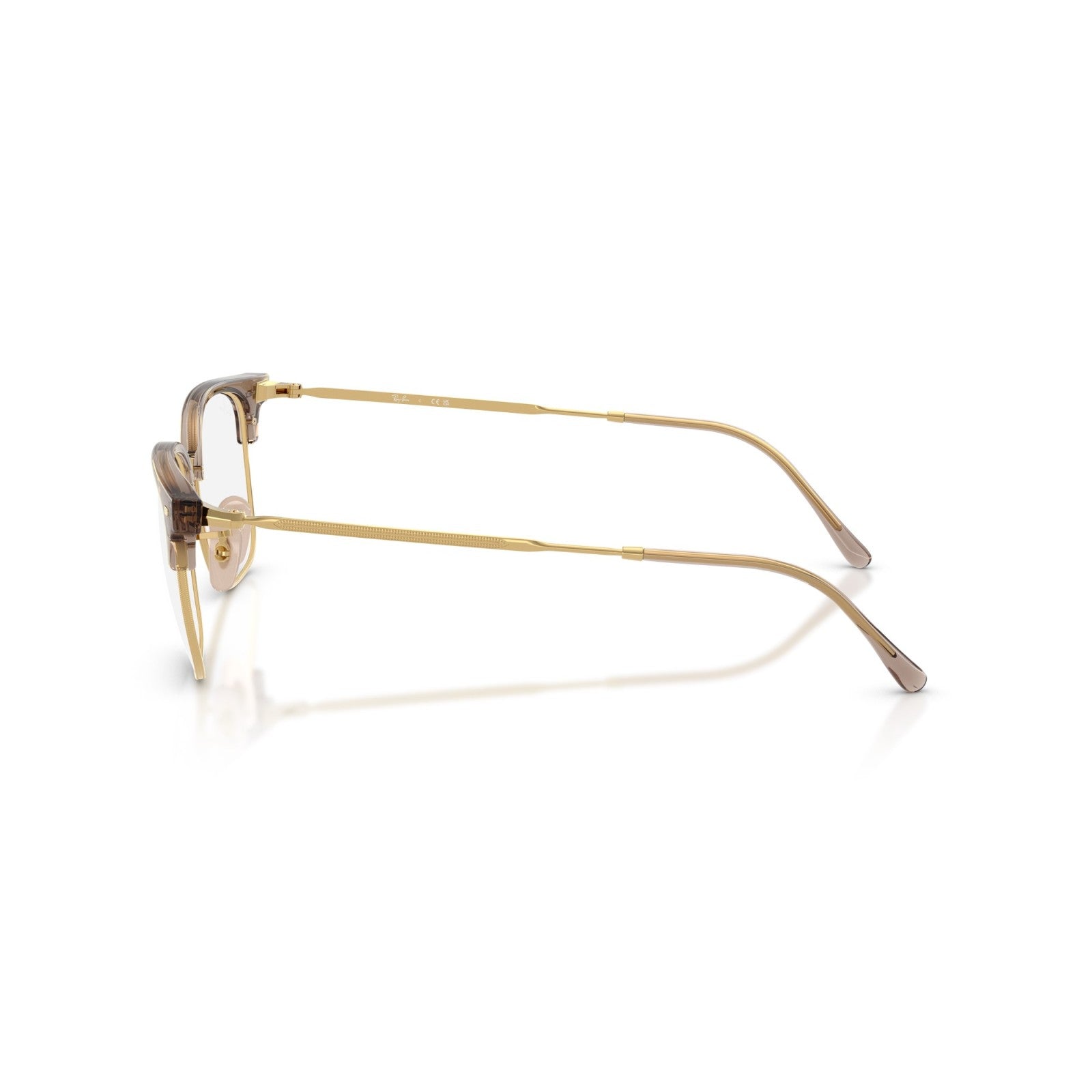 OCCHIALE DA VISTA UNISEX | RAY-BAN RX 7216 - NEW CLUBMASTER 8471 BEIGE SU ORO - CALIBRO 51