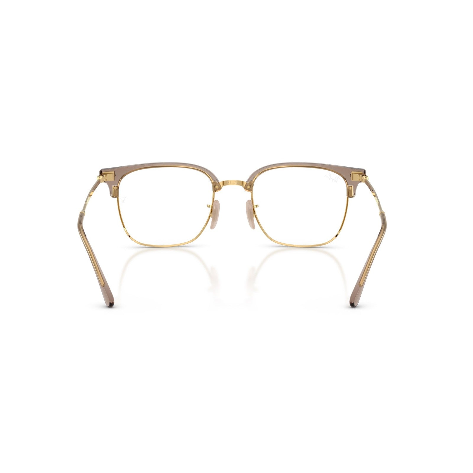 OCCHIALE DA VISTA UNISEX | RAY-BAN RX 7216 - NEW CLUBMASTER 8471 BEIGE SU ORO - CALIBRO 51