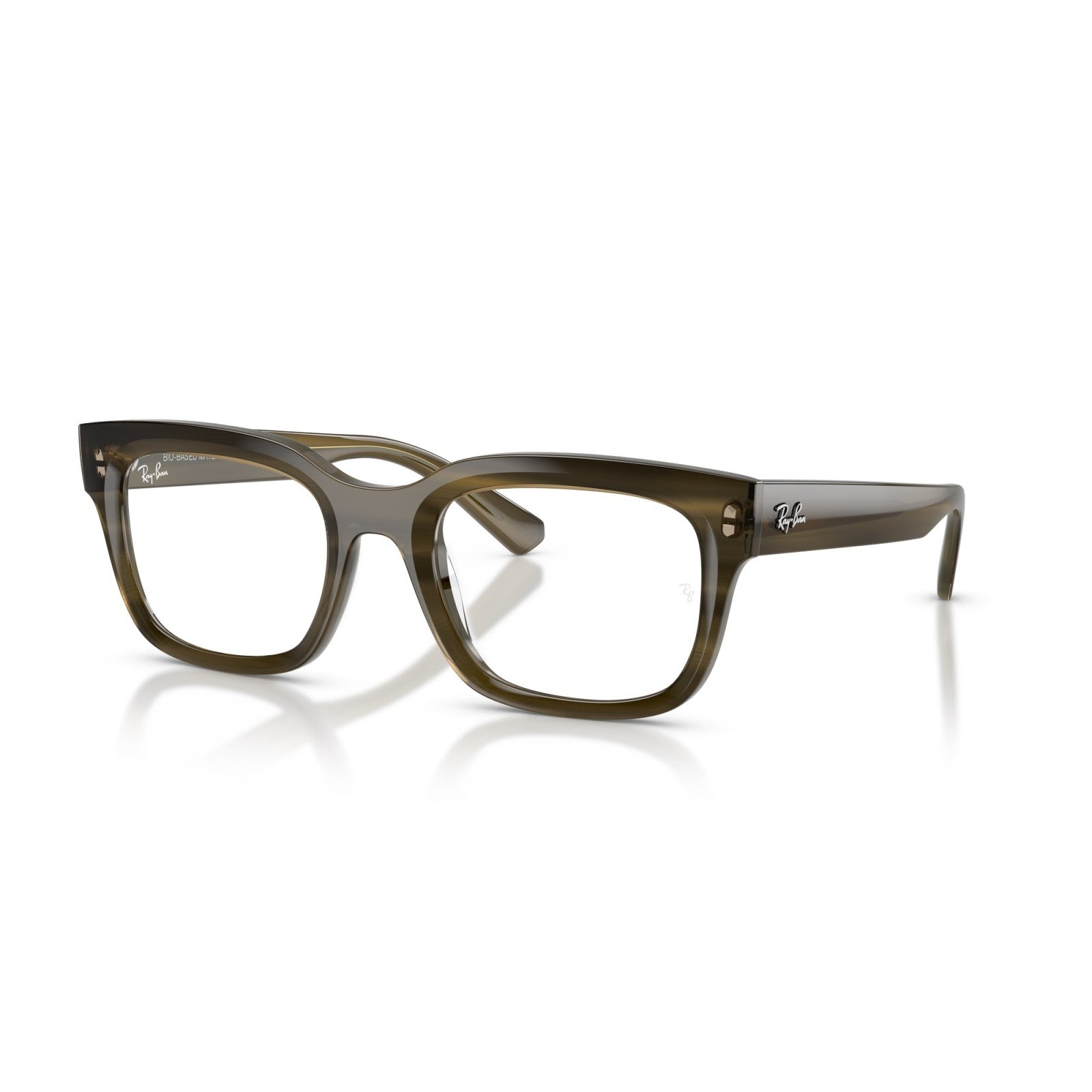 OCCHIALE DA VISTA UNISEX | RAY-BAN RX 7217 - CHAD 8468 VERDE STRIATO - CALIBRO 52