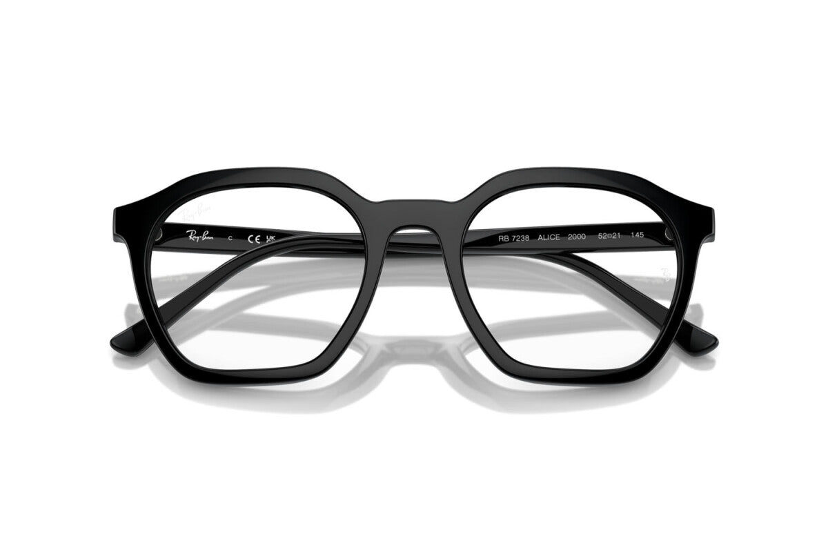 OCCHIALE DA VISTA UNISEX RAY-BAN ALICE RX 7238 (2000) - RB 7238 2000 TAGLIA 50/21/145