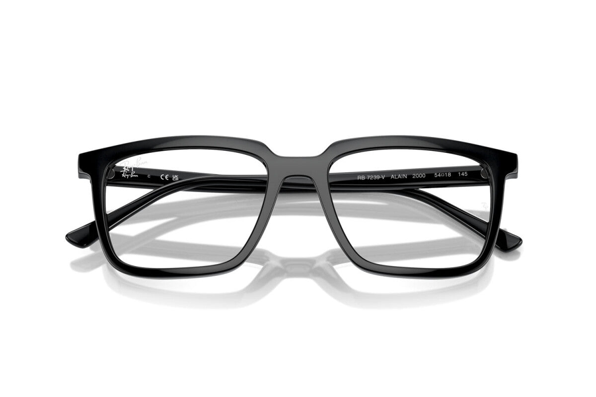 OCCHIALE DA VISTA UNISEX RAY-BAN ALAIN RX 7239 (2000) - RB 7239 2000 TAGLIA 54/18/145