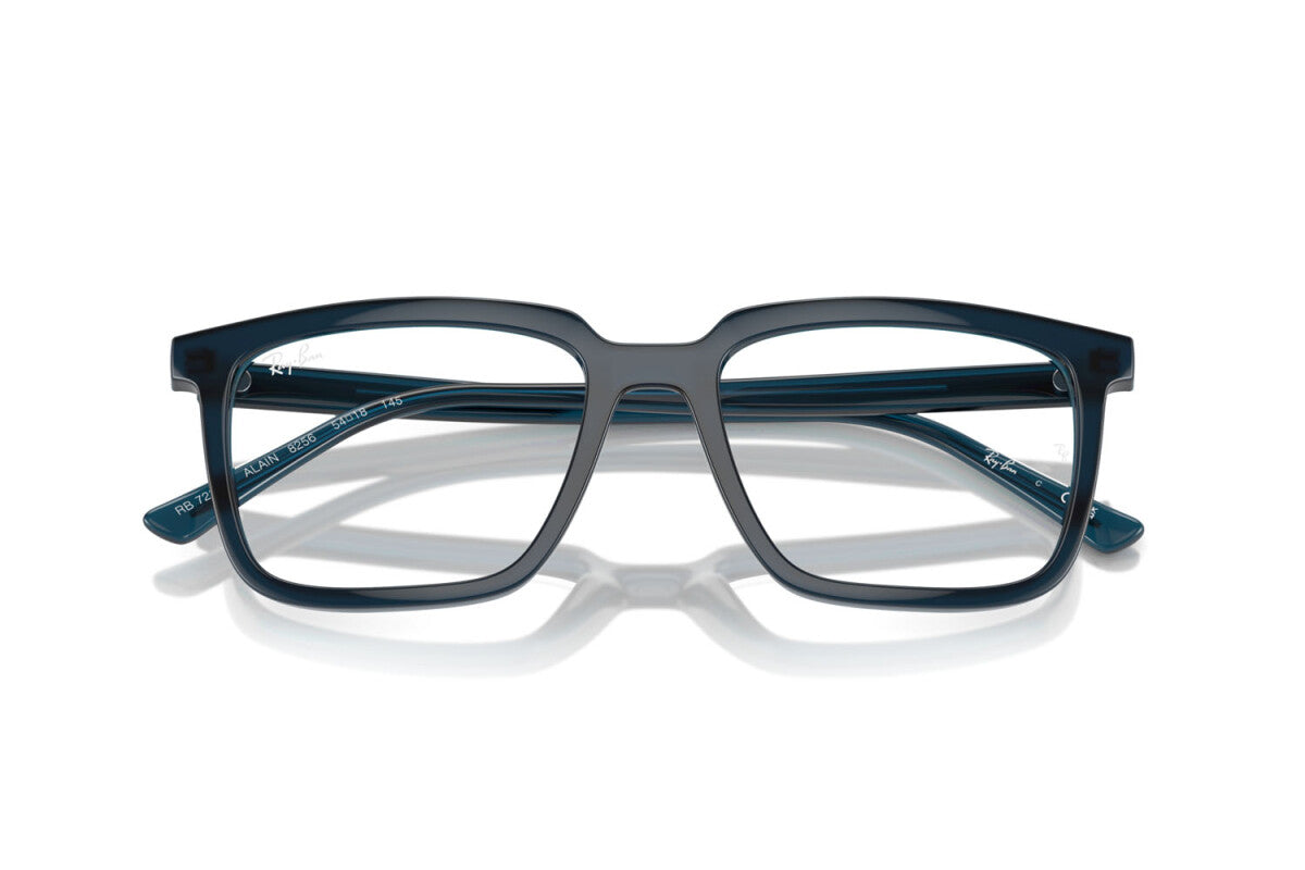 OCCHIALE DA VISTA UNISEX RAY-BAN ALAIN RX 7239 (8256) - RB 7239 8256 TAGLIA 52/18/145