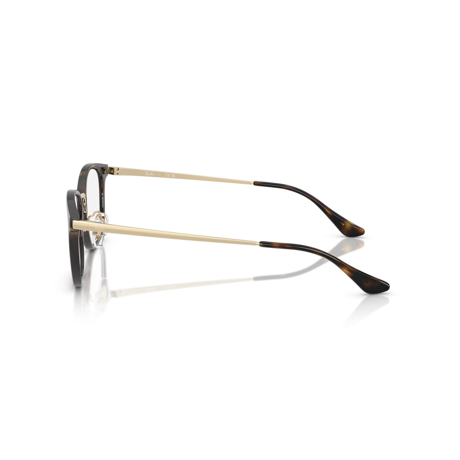 OCCHIALE DA VISTA UNISEX | RAY-BAN RX 7247D - 8472 AVANA SU ORO PALLIDO - CALIBRO 51