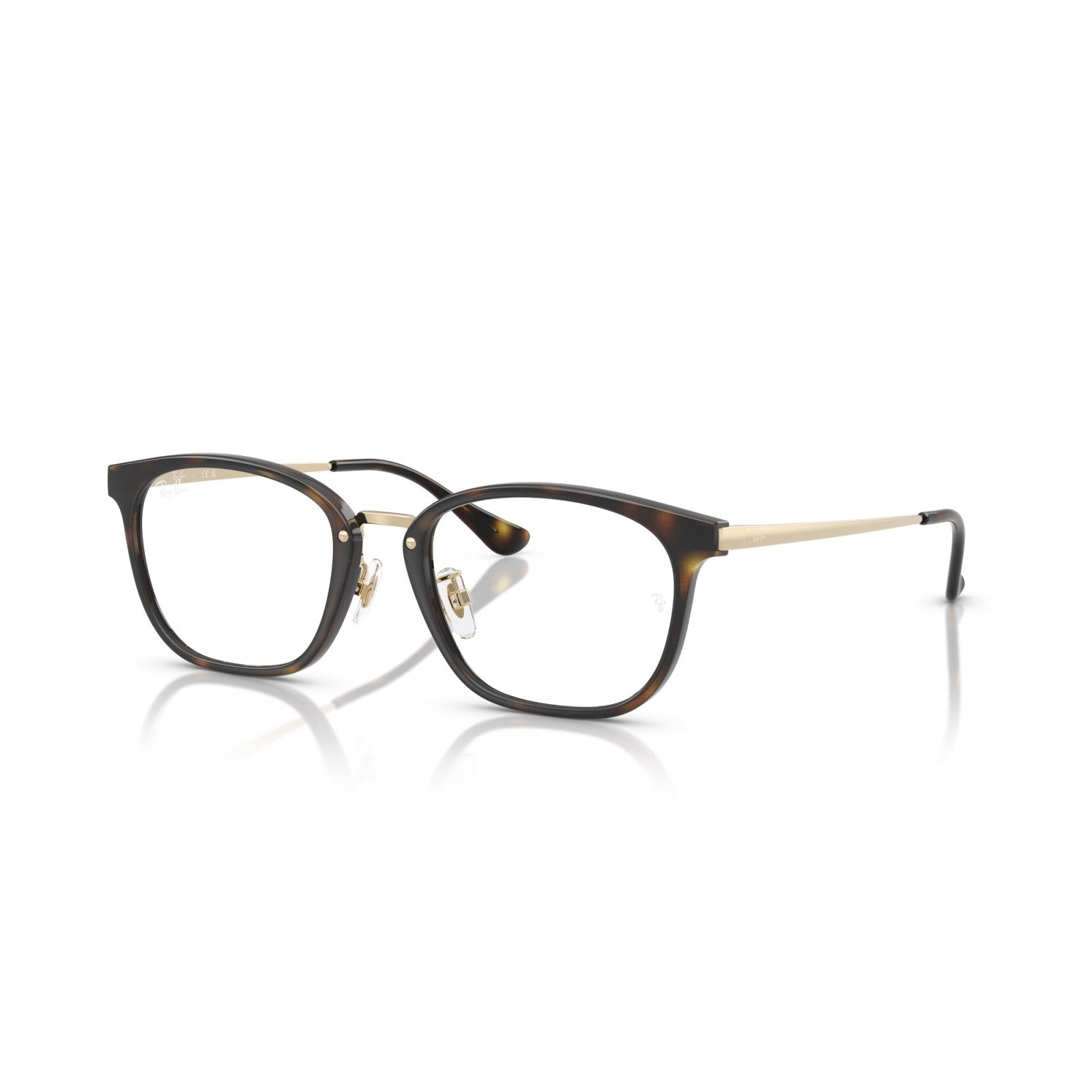 OCCHIALE DA VISTA UNISEX | RAY-BAN RX 7247D - 8472 AVANA SU ORO PALLIDO - CALIBRO 51