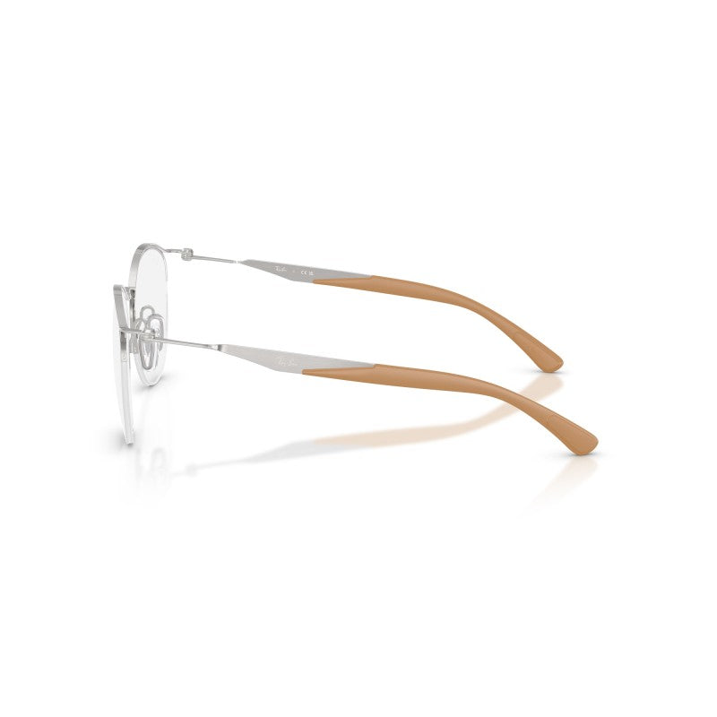 OCCHIALI DA VISTA UNISEX | RAY-BAN RX 7553 - 3216 ARGENTO - CALIBRO 50
