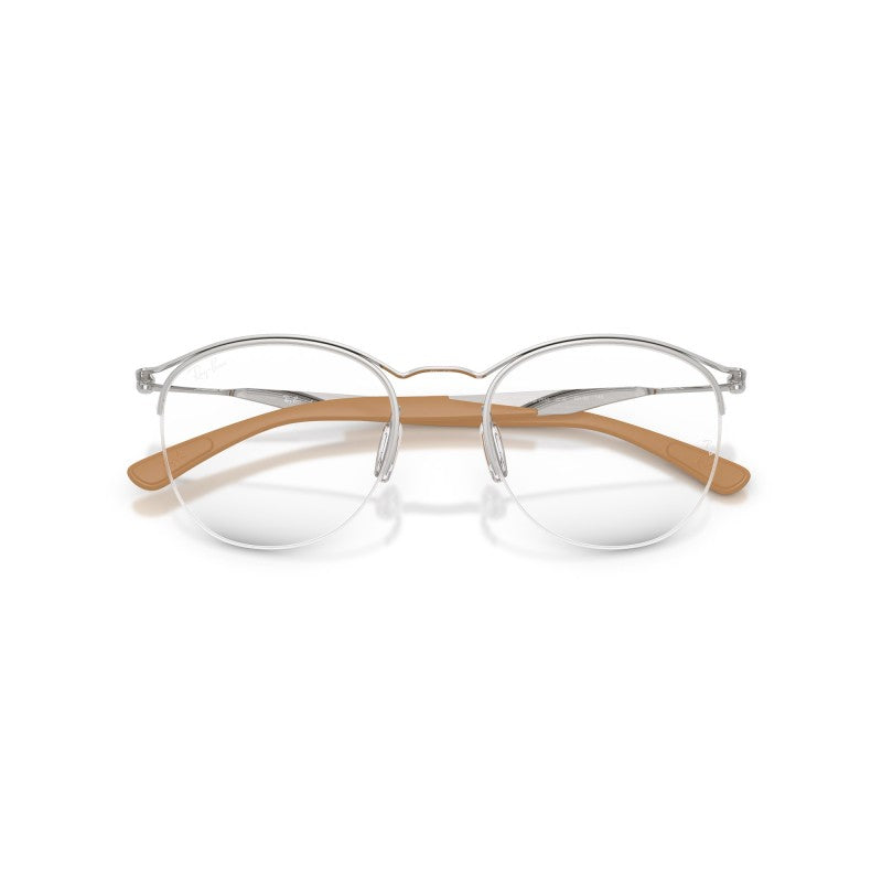 OCCHIALI DA VISTA UNISEX | RAY-BAN RX 7553 - 3216 ARGENTO - CALIBRO 50
