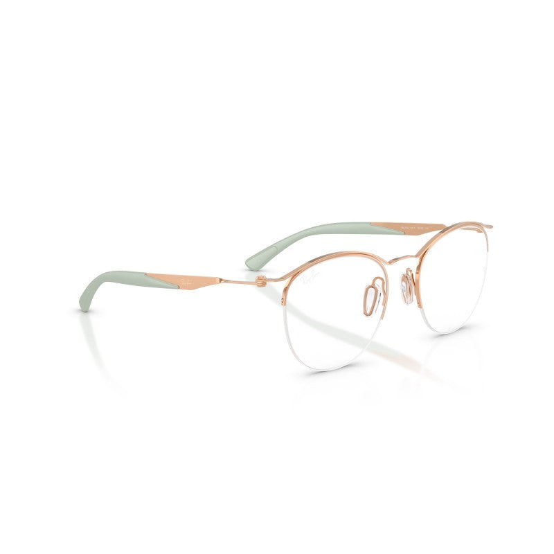 OCCHIALI DA VISTA UNISEX | RAY-BAN RX 7553 - 3217 ORO ROSA - CALIBRO 52