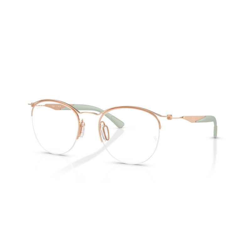 OCCHIALI DA VISTA UNISEX | RAY-BAN RX 7553 - 3217 ORO ROSA - CALIBRO 52