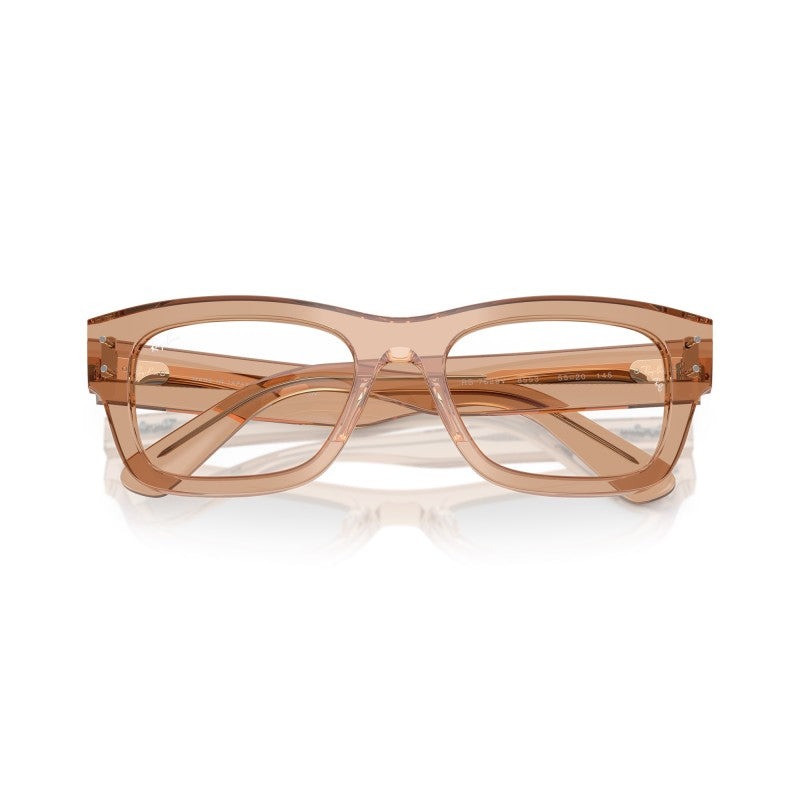 OCCHIALI DA VISTA UNISEX | RAY-BAN RX 7683V - JOSEPH 8553 MARRONE CHIARO TRASPARENTE - CALIBRO 55