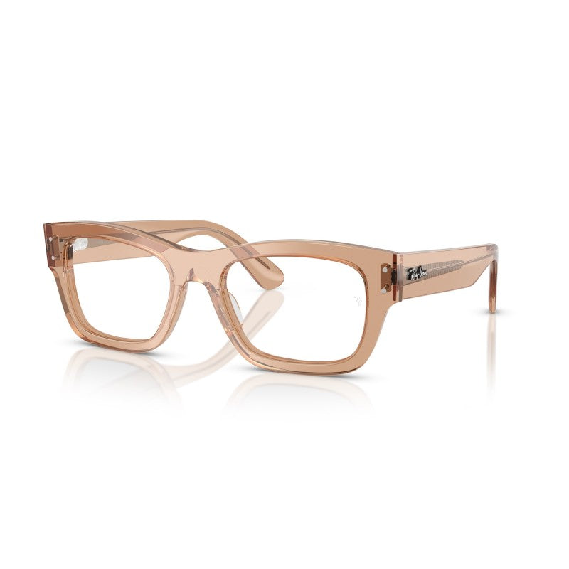 OCCHIALI DA VISTA UNISEX | RAY-BAN RX 7683V - JOSEPH 8553 MARRONE CHIARO TRASPARENTE - CALIBRO 55