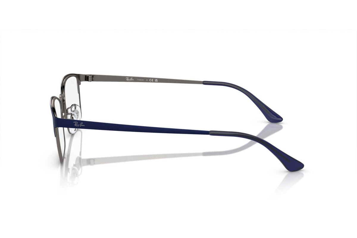 OCCHIALE DA VISTA UNISEX RAY-BAN RX 8772D - 1241 BLU SCURO SU CANNA DI FUCILE - TAGLIA 54