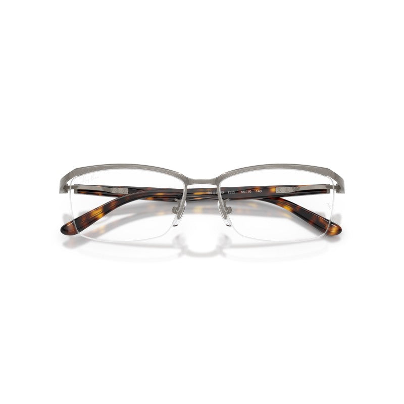 OCCHIALI DA VISTA UNISEX | RAY-BAN RX 8779D - 1252 CANNA DI FUCILE SPAZZOLATA - CALIBRO 55