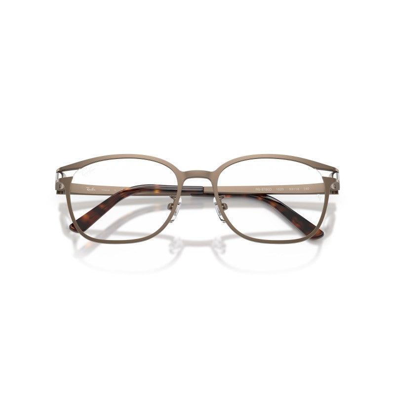 OCCHIALI DA VISTA UNISEX | RAY-BAN RX 8780D - 1020 MARRONE SCURO - CALIBRO 53