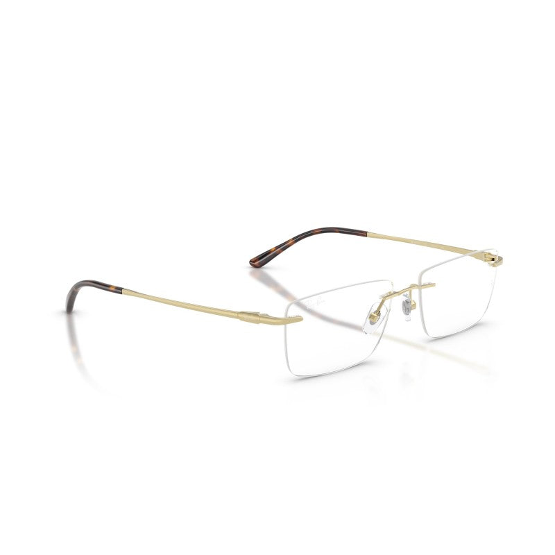 OCCHIALI DA VISTA UNISEX | RAY-BAN RX 8781D - 1251 ORO CHIARO - CALIBRO 56