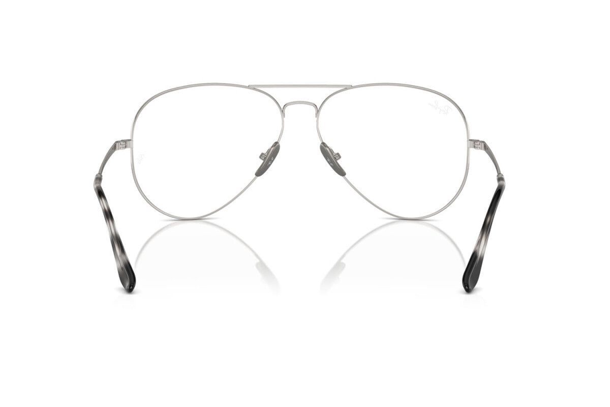 OCCHIALE DA VISTA UNISEX RAY-BAN AVIATOR TITANIUM RX 8789 (1002) - RB 8789 1002
