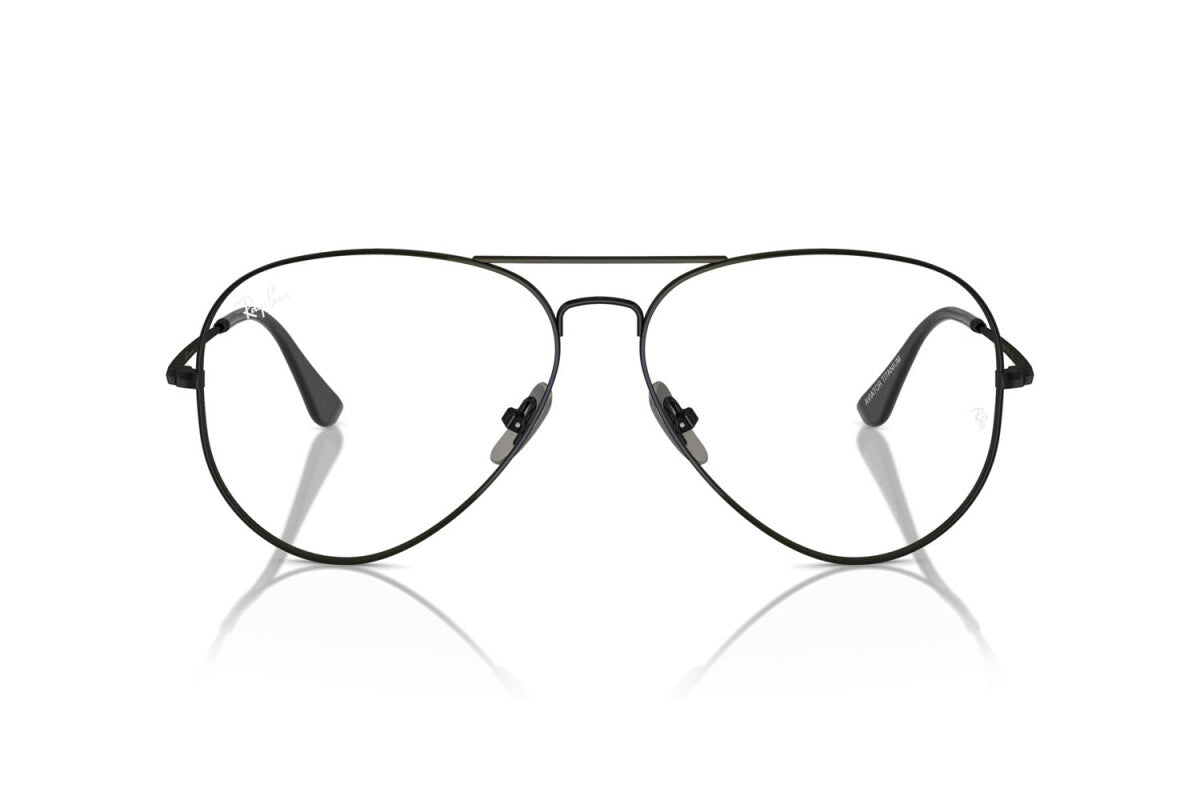 OCCHIALE DA VISTA UNISEX RAY-BAN AVIATOR TITANIUM RX 8789 (1244) - RB 8789 1244