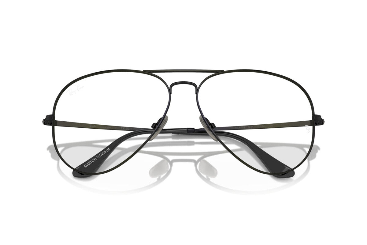 OCCHIALE DA VISTA UNISEX RAY-BAN AVIATOR TITANIUM RX 8789 (1244) - RB 8789 1244