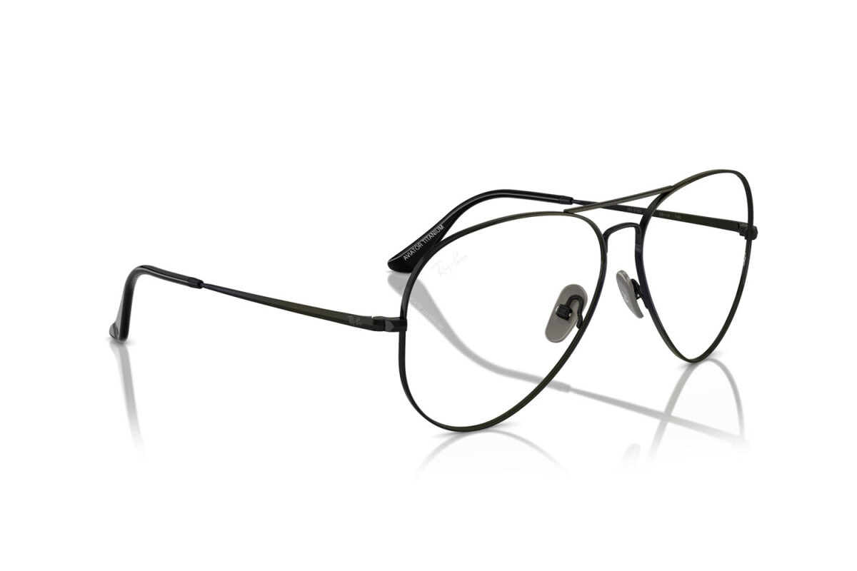 OCCHIALE DA VISTA UNISEX RAY-BAN AVIATOR TITANIUM RX 8789 (1244) - RB 8789 1244