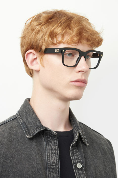 WOMEN'S EYEGLASSES DSQUARED2 D2 0025 - 807 BLACK 