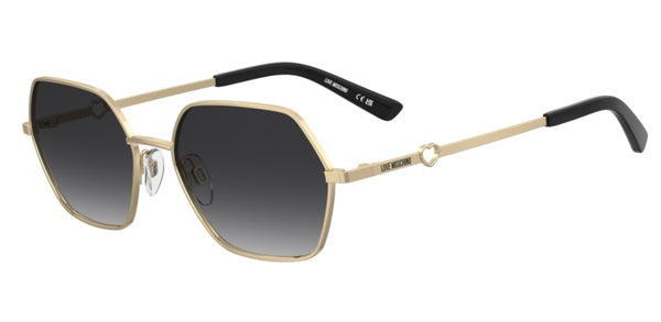 Occhiali da Sole Moschino Love Donna Oro 207790 | Stile Autentico