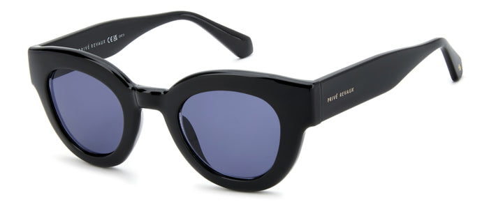 Occhiali da sole da donna Privé Revaux modello 208918 colore Avana, montatura elegante con lenti scure su sfondo chiaro.