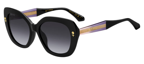 Occhiali da Sole Donna ETRO 0091/F/S Neri | Stile Iconico e Protezione