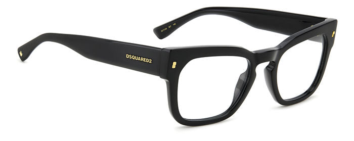 Occhiali da vista uomo Dsquared2 neri | Modello D2 0129 Originali