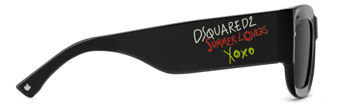 Occhiali da Sole Uomo Dsquared2 Neri 208203 - Stile Iconico