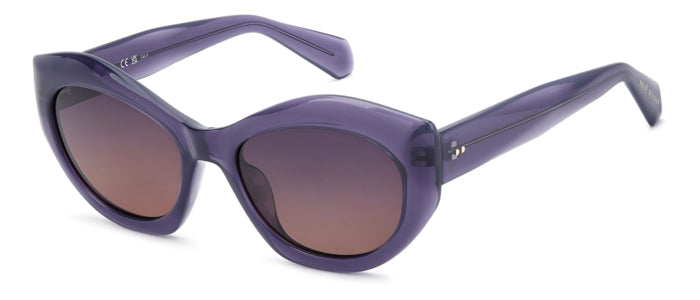 Occhiali da sole da donna PRIVE REVEAUX modello 208122 To Nowhere di colore nero, visti di fronte, su sfondo chiaro