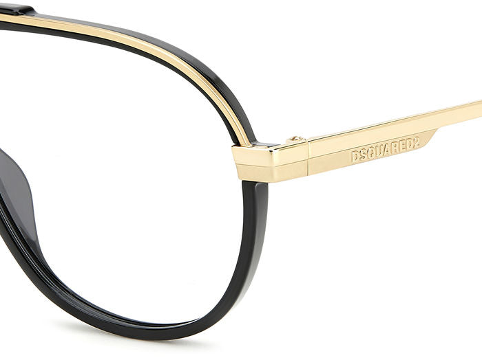 Occhiali da Vista Uomo DSQUARED2 Neri 107804 | Stile e Qualità