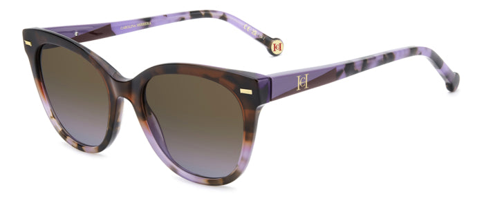 Occhiali da sole donna Carolina Herrera modello 208807 (HER 0360/S) di colore rosso con montatura cat-eye in acetato lucido,