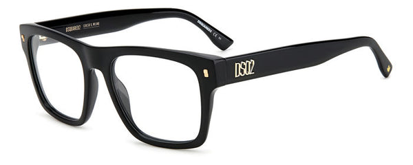 WOMEN'S EYEGLASSES DSQUARED2 D2 0025 - 807 BLACK 