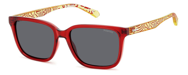 Occhiali da Sole Polaroid Bambino Rossi PLD 8063/S | Protezione UV