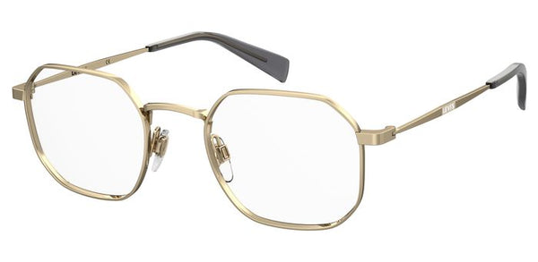 Occhiali da vista Levi's oro unisex 107476 (LV 1064)