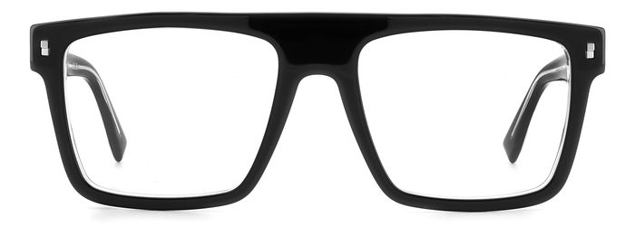 Occhiali da Vista Dsquared2 ICON 0012 Neri Uomo | Stile Distintivo