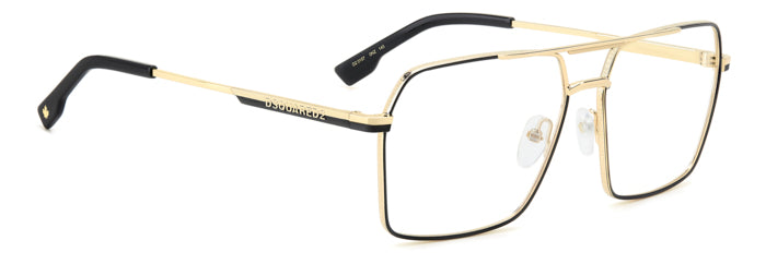Occhiali da Vista Uomo DSQUARED2 Oro 109378 (D2 0157): Stile Iconico
