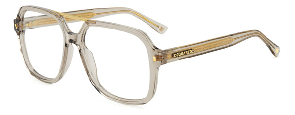 Occhiali da vista uomo DSQUARED2 108861 beige | Modello D2 0145 Origin