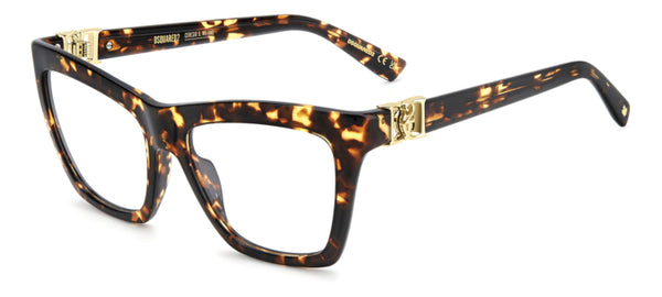 Occhiali da vista DSQUARED2 D2 0208 Avana | Modello Donna Originale