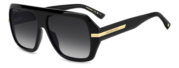 Occhiali da Sole Dsquared2 Uomo Neri D2 0160/S | Stile Deciso