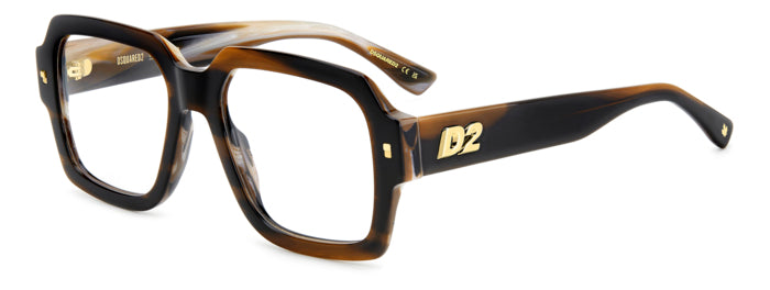 Occhiali da Vista Uomo DSQUARED2 D2 0148 Neri Originali