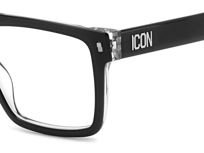 Occhiali da Vista Dsquared2 ICON 0012 Neri Uomo | Stile Distintivo