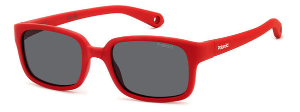 Occhiali da Sole Polaroid Bambini Rossi PLD K008/S Originali