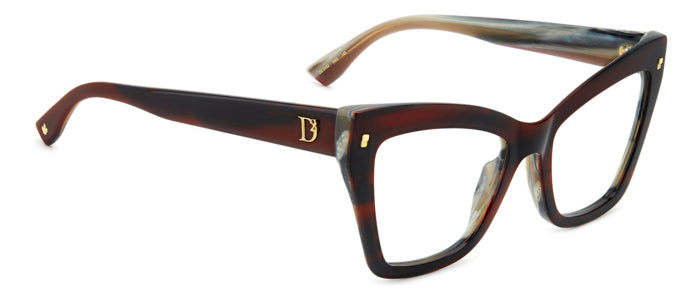 Occhiali da Vista DSQUARED2 Donna Avana 108867 (D2 0152)