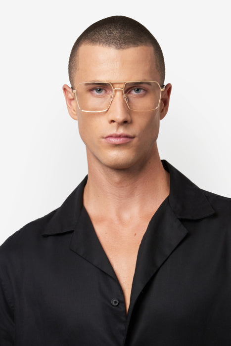 Occhiali da Vista Uomo DSQUARED2 Oro 109378 (D2 0157): Stile Iconico