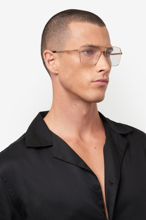 Occhiali da Vista Uomo DSQUARED2 Oro 109378 (D2 0157): Stile Iconico