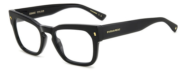WOMEN'S EYEGLASSES DSQUARED2 D2 0025 - 807 BLACK 