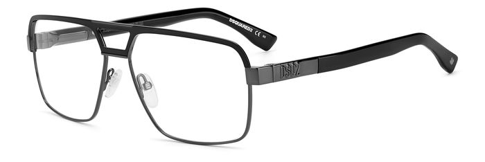 Occhiali da vista Dsquared2 D2 0034 neri uomo | Eleganza DSQUARED2