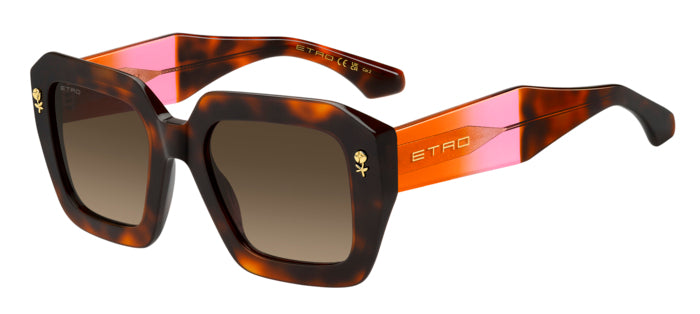 Occhiali da sole ETRO 0114/S neri da donna, montatura in acetato, lenti scure. Ideali per un look elegante e protezione solar