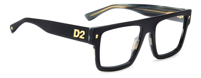 Occhiali da vista uomo DSQUARED2 D2 0147 Neri | Stile Distintivo