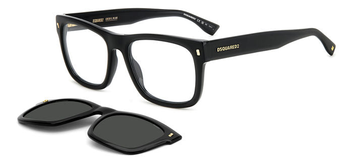 Occhiali da Vista Uomo DSQUARED2 Neri 206070/CS | Stile Iconico